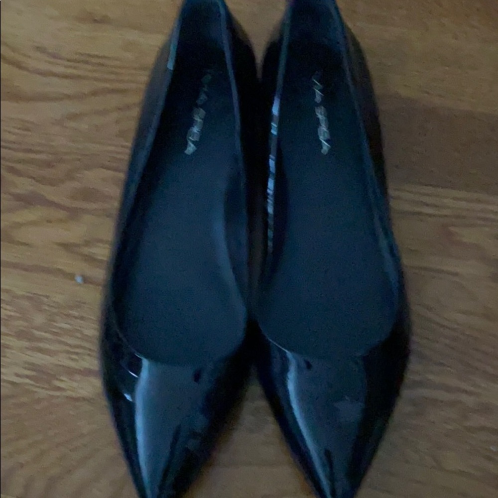 Patent leather black  flats